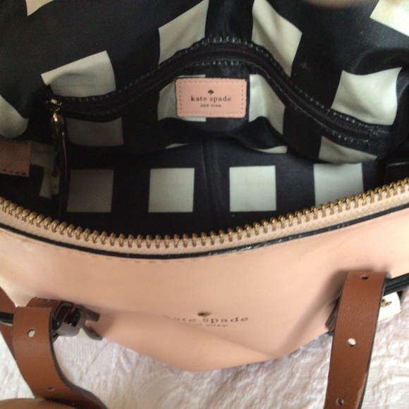 Kate Spade knott Leather mini satchel Crossbody ~NWT~ Mochi  Kate Spade Pink Leather Bag